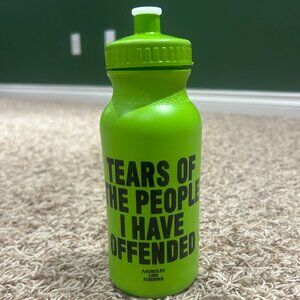 Tears of the People I Have Offended - A**holes Live Forever Water bottle. Unused